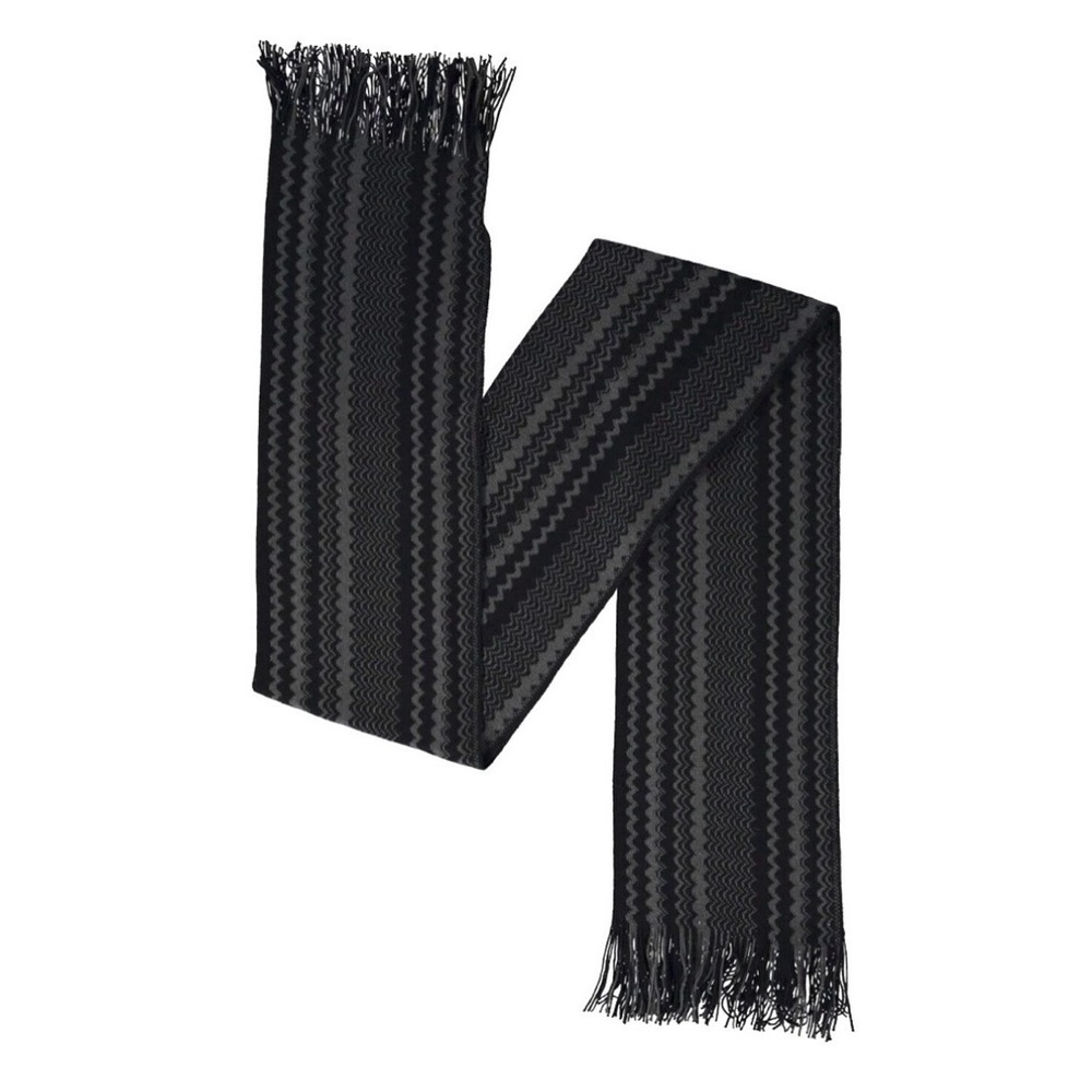 NWT - Missoni - Scarf - Black/Grey
